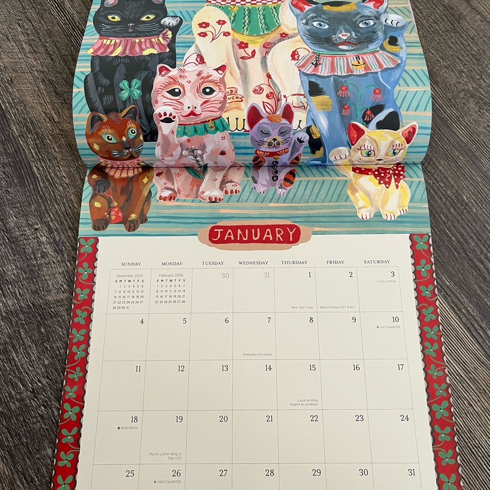 2026 World of Nathalie Lété Wall Calendar 2026! IN STOCK! Ready to ship! - Picture 15 of 16
